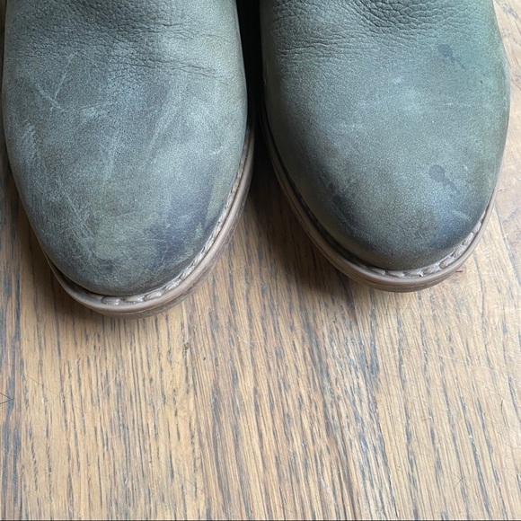 Bull Boxer green leather slouch boots 37 - Picture 10 of 10